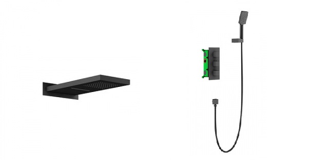 В продаже уже в декабре -  встроенная душевая система  Petruma от Timo