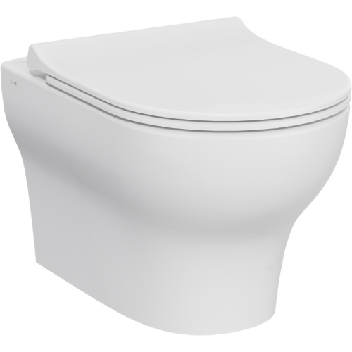 картинка Подвесной безободковый унитаз VitrA Zentrum Round 7786B003-0075 от магазина Сантехстрой