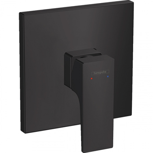 картинка HG Metropol Встраиваемый смеситель для душа (внешняя часть), цвет: черный матовый от магазина Сантехстрой