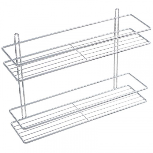картинка Полка Fixsen прямая двухэтажная цвет серый (FX-730-2) от магазина Сантехстрой