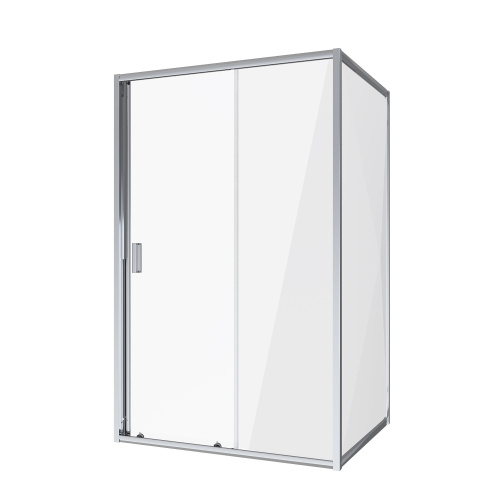 картинка Душевое ограждение Niagara Nova NG-62-13A-A80 (130х80х195) прямоугольник,хром,двери раздвижные,стекло прозрачное,2 места от магазина Сантехстрой