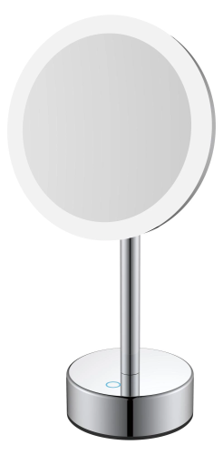 картинка Зеркало настольное с увеличением 5х JAVA (S-M551) от магазина Сантехстрой