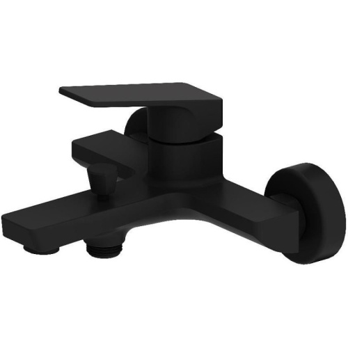 изображение 401000300 merkur смеситель для ванны - душа, чёрный