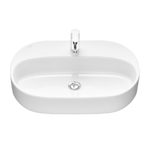 картинка Раковина накладная AQUATON Одри 620х420х130 фарфор, белая (1WH501710) от магазина Сантехстрой