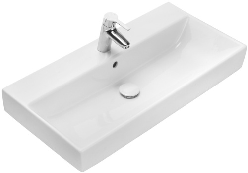 картинка Раковина мебельная Roca OLETA 80х39х16.3, фарфор, цвет Белый (7.3274.C.500.Y) от магазина Сантехстрой