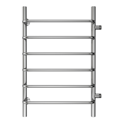 картинка Полотенцесушитель водяной AZARIO MODENA 500/800 6 секций, боковое подключение, 1", хром (AZ08558) от магазина Сантехстрой