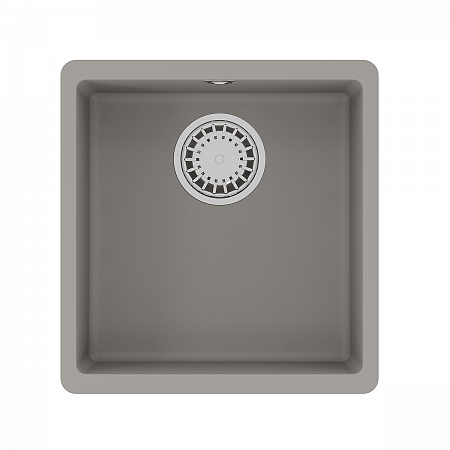 картинка Кухонная мойка Lemark SINARA 400-U подстольного монтажаиз кварцгранита цвет: Грей (9910063) от магазина Сантехстрой