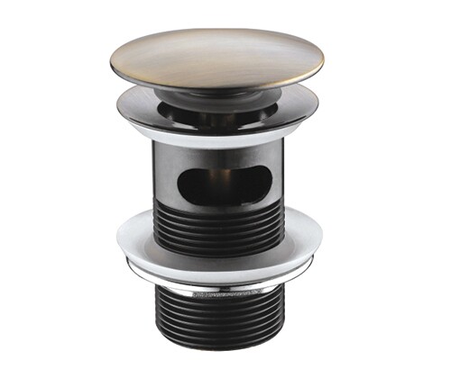 картинка Донный клапан WasserKRAFT A046 click-clack Светлая бронза от магазина Сантехстрой