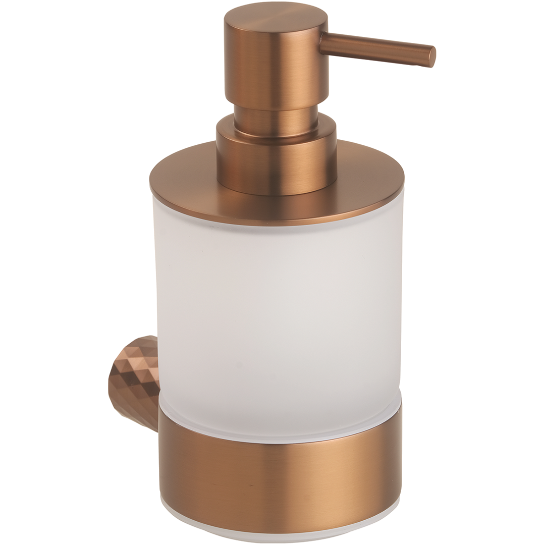 картинка COPRA Дозатор для жидкого мыла, 200 мл, матовая медь от магазина Сантехстрой