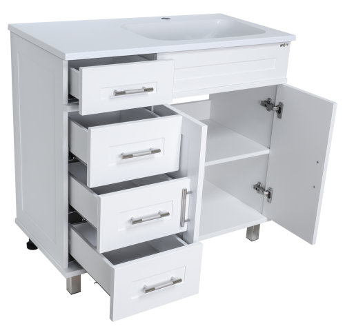 Тумба с раковиной Misty П-Куп01090-0124ЯП/mst-сс-00002281