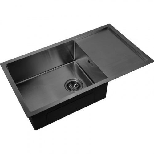картинка Кухонная мойка ZorG Grafit PVD 7844 GRAFIT Графит от магазина Сантехстрой