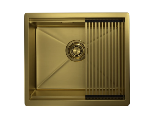 картинка Кухонная мойка GRANULA (5045U, ЗОЛОТО САТИН) от магазина Сантехстрой