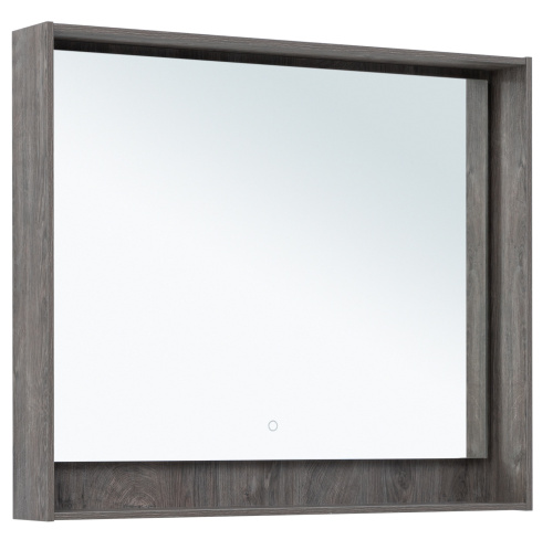 картинка Зеркало Милан 100 LED цв. дуб рошелье (336396) от магазина Сантехстрой