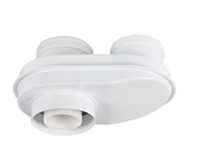 картинка Адаптер для подключения раздельных труб 60/100, диам. 80 мм от магазина Сантехстрой