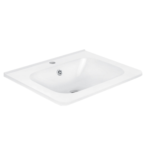 картинка Раковина VCB-2VP600W из искуственного камня, цвет белый от магазина Сантехстрой