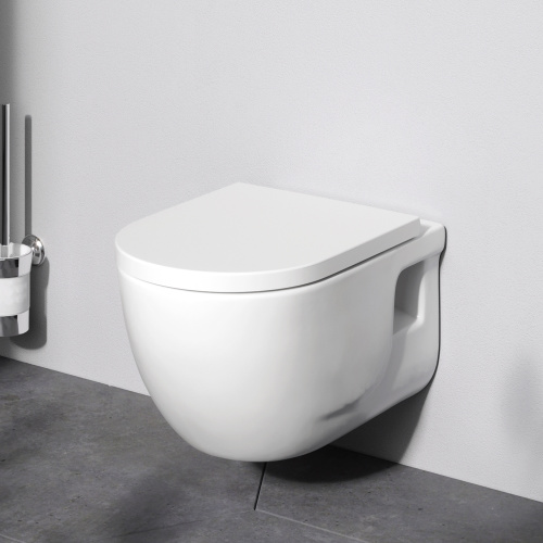 картинка C801701SC Like подвесной унитаз FlashClean с сиденьем микролифт от магазина Сантехстрой