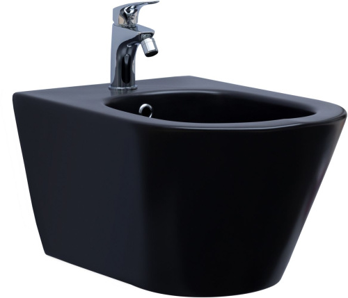 картинка Биде подвесное Aquanet Lake черный матовый от магазина Сантехстрой