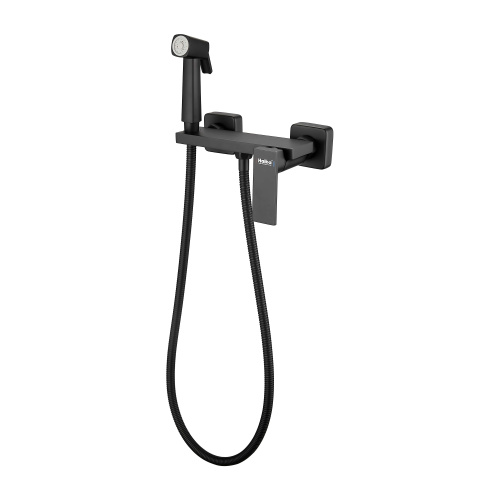 картинка Гигиенический душ со смесителем Haiba черный (HB5517-7) от магазина Сантехстрой