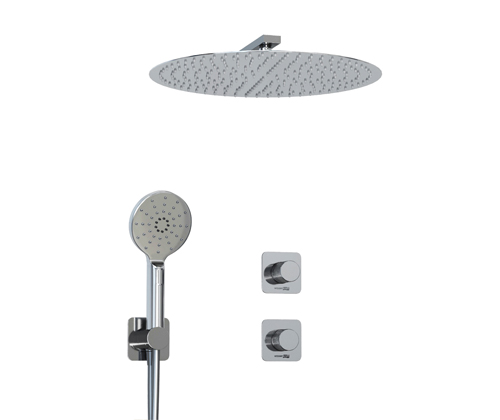 картинка A4651.293.090.117.271.087.127  Встраиваемый комплект для душа с верхней душевой насадкой и лейкой от магазина Сантехстрой