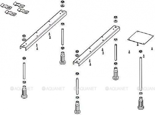 картинка Ножки для акриловой ванны Riho Petit POOTSET12 от магазина Сантехстрой