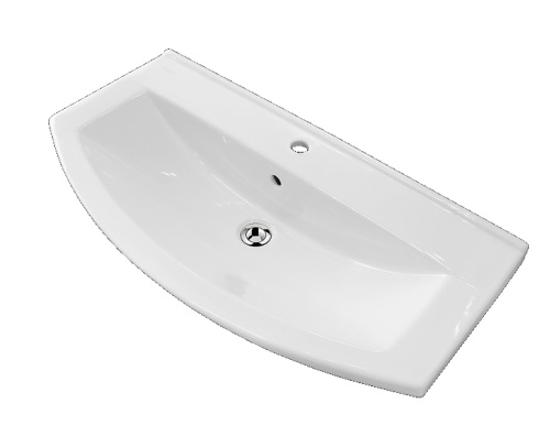 картинка Раковина Sanita Luxe Best 85, белая (BST85SLWB01) от магазина Сантехстрой