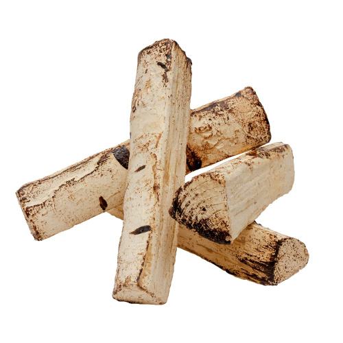 картинка Набор керамических дров Firelight для биокамина - береза колотая, упак_4 шт от магазина Сантехстрой