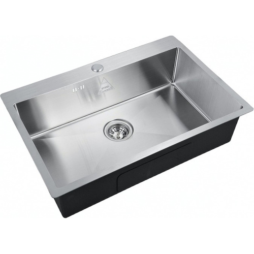 картинка Кухонная мойка ZorG Steel Hammer 75 SH 7551 Нержавеющая сталь от магазина Сантехстрой