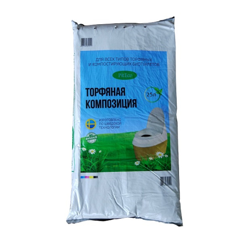 картинка Торфяная композиция Piteco в25-01 для биотуалетов 25 л от магазина Сантехстрой