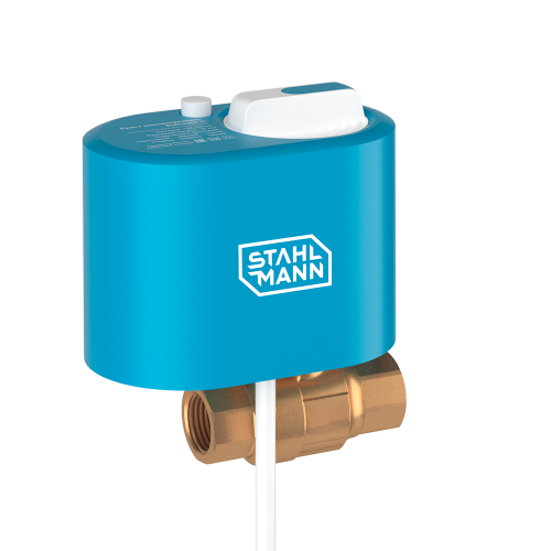 картинка Кран шаровой с электроприводом Stahlmann 3/4F 12В от магазина Сантехстрой