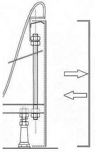 картинка B27500000N Крепление панели LOVE STORY II. от магазина Сантехстрой