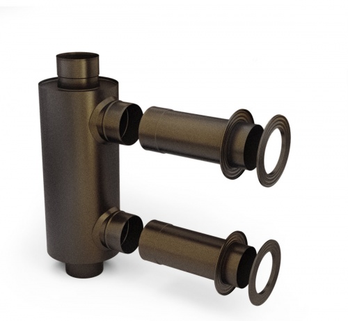 картинка Отопитель натрубный - 1 черная бронза 0,65м ТМФ от магазина Сантехстрой