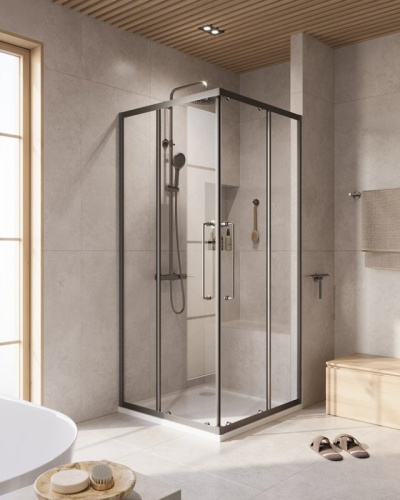картинка Душевой уголок CEZARES RELAX-304-A-2-100-C-GM от магазина Сантехстрой