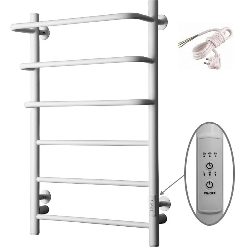 картинка Электрический полотенцесушитель Тругор ПЭК 19 СП 80x50 Белый от магазина Сантехстрой