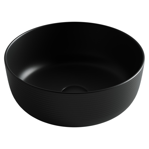 картинка Раковина-столешница Ceramica Nova цвет Черный Круглая CN6073MB от магазина Сантехстрой