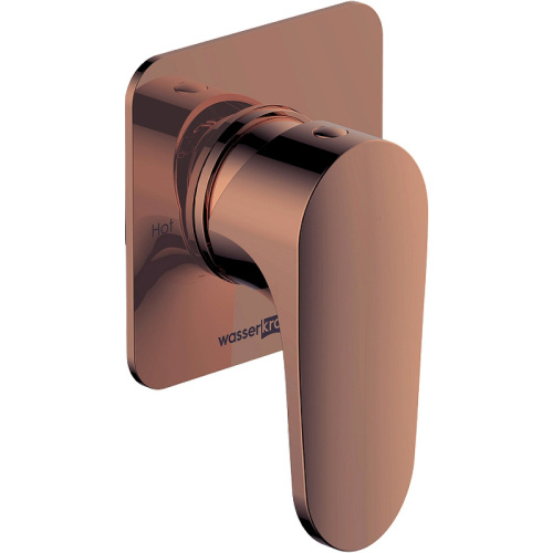 фотография смеситель для душа wasserkraft asphe 7751 розовое золото