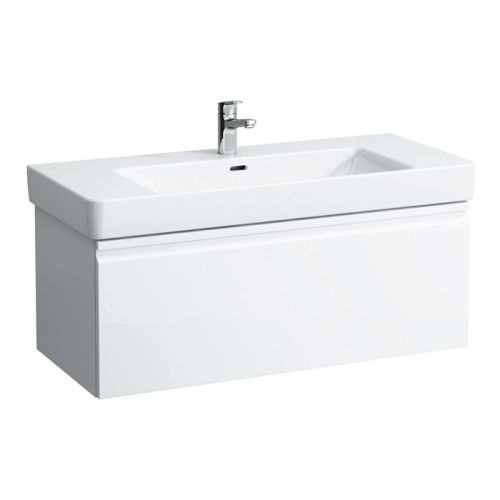 картинка LAUFEN PRO S Тумба  под раковину, 1010x450x390 мм, 1 внутренний ящик, подходит для раковины 813966, белый матовый от магазина Сантехстрой