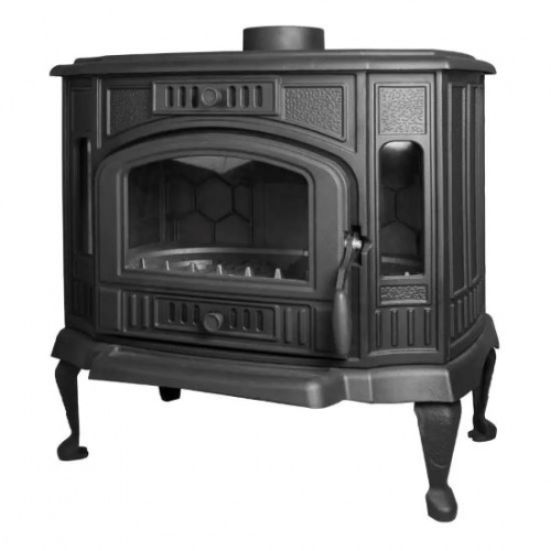 картинка Печь отопительная ПМЧ-9С "Веста" Со стеклом (Окрашенная) от магазина Сантехстрой