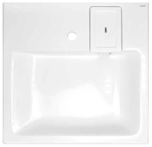 картинка Раковина подвесная AZARIO Beta 600х583х90 литьевой мрамор, белая (CS00078301) от магазина Сантехстрой