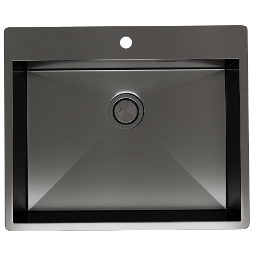картинка Кухонная мойка Reflexion Iseo RX2260BL оружейная сталь от магазина Сантехстрой
