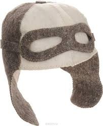 картинка Шапка "Пилот" светлый войлок Ожерельев от магазина Сантехстрой