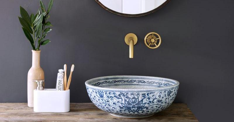 Цветные керамические раковины от Bronze De Luxe.