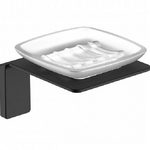 картинка Мыльница IDDIS Slide матовое стекло сплав металлов (SLIBSG0i42) от магазина Сантехстрой