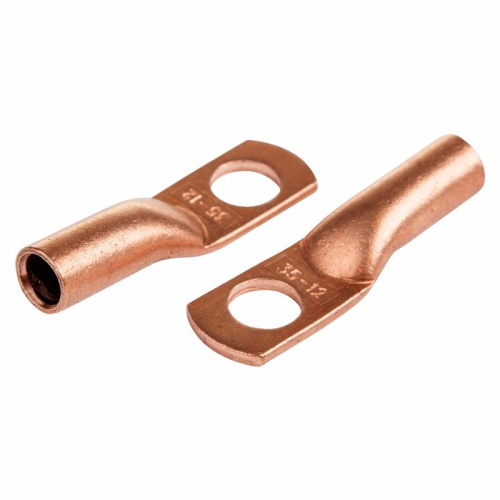 картинка Наконечник медный ТМ 35–12–10 (35мм² - Ø 12мм) (в упак.  5 шт. ) REXANT от магазина Сантехстрой