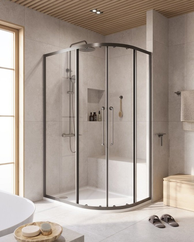 картинка Душевой уголок CEZARES RELAX-304-RH-2-120/90-C-GM от магазина Сантехстрой