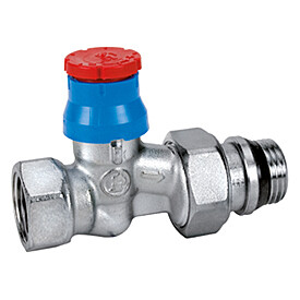 картинка Клапан, R402TG, прямой, 3/4", 3/4", ВН, хромированный, отвод с герметичной прокладкой от магазина Сантехстрой