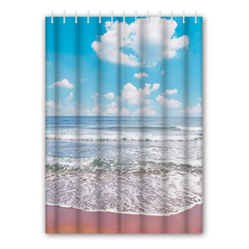 картинка Штора для ванной Haiba море (HB74061) от магазина Сантехстрой