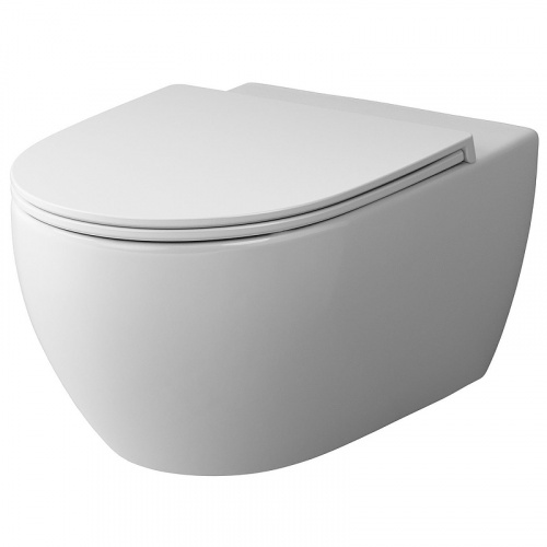 картинка C111700SC Awe подвесной унитаз FlashClean с сиденьем микролифт от магазина Сантехстрой