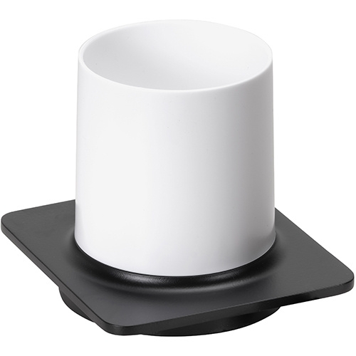 картинка ORGANIC BLACK Держатель зубной щетки черный матовый BEMETA от магазина Сантехстрой