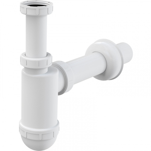 картинка Сифон для раковины Alcadrain A43 Белый от магазина Сантехстрой