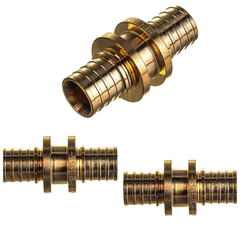 картинка Муфта Rehau 16, 16, бронза (RX), равнопроходная (3 шт.) от магазина Сантехстрой